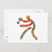 TISCHTENNIS-Sport Postkarte (Vorne/Hinten)