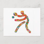 TISCHTENNIS-Sport Postkarte (Vorderseite)