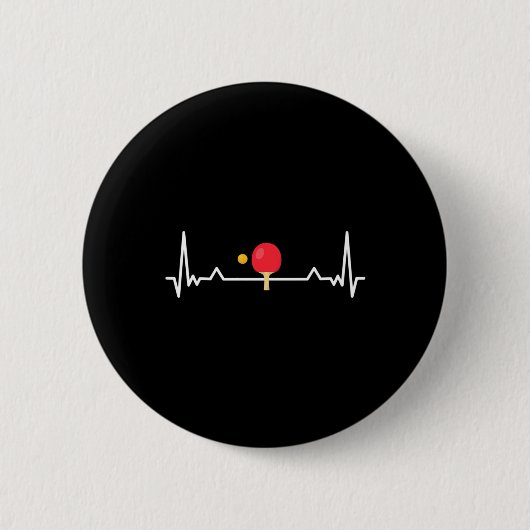 Tischtennis-T-Shirt Button (Vorderseite)