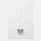 Tischtennis Team hinzufügen Farbe Weiß Geschirrtuch (Vertikal)