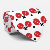 Tischtennis Tischtennis Tischtennisschläger und Ku Krawatte (Gerollt)