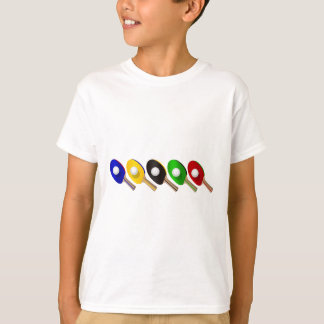 Tischtennis und Pingpong Ball Sport T-Shirt