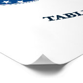 Tischtennis Veteran Poster (Ecke)