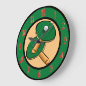 Tischtennis-Wanduhr Große Wanduhr (Winkel)