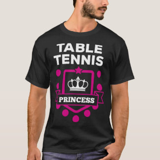 Tischtennis weiß T-Shirt