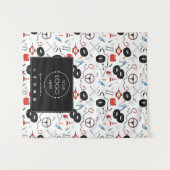 Tischtennis-Werbebanner-Werbebanner für Werbebanne Wandteppich (Vorderseite (Horizontal))