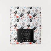 Tischtennis-Werbebanner-Werbebanner für Werbebanne Wandteppich (Vorderseite)