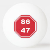 Tischtennisball (Rückseite)