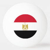 Tischtennisball mit Flagge Ägyptens (Vorderseite)