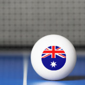Tischtennisball mit Flagge Australiens (Netto)
