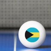 Tischtennisball mit Flagge Bahamas (Netto)