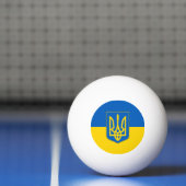 Tischtennisball mit Flagge der Ukraine (Netto)