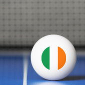 Tischtennisball mit Flagge Irlands (Netto)