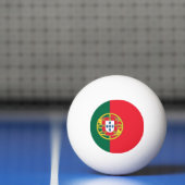 Tischtennisball mit Flagge Portugals (Netto)