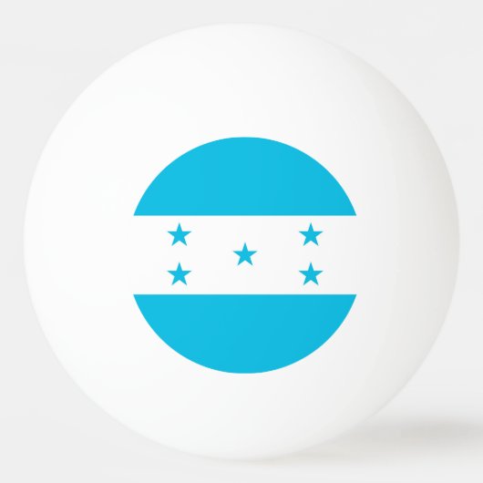 Tischtennisball mit Flagge von Honduras (Rückseite)