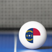 Tischtennisball mit Flagge von North Carolina (Netto)