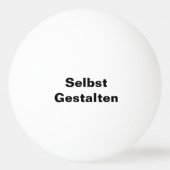 Tischtennisbälle Selbst Gestalten - Tischtennisball (Vorderseite)