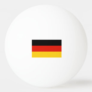 Tischtennisbälle unter deutscher Flagge für Tisc Tischtennisball