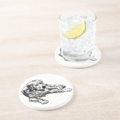 Tischtenniskala: Goldenes Körner Getränkeuntersetzer (Seite)