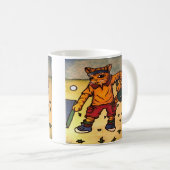 Tischtenniskatze Kaffeetasse (VorderseiteRechts)
