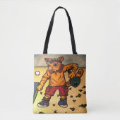 Tischtenniskatze Tasche (Vorderseite)