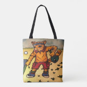 Tischtenniskatze Tasche (Rückseite)