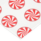 Tischtennisläufer Peppermint Candies Mittelgroßer Tischläufer (Ecke)