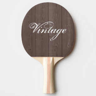 Tischtennispaddel aus Vintagem Holz Tischtennis Schläger