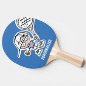 Tischtennispingpaddel für Cartoon Tischtennis Schläger (Seitenansicht)