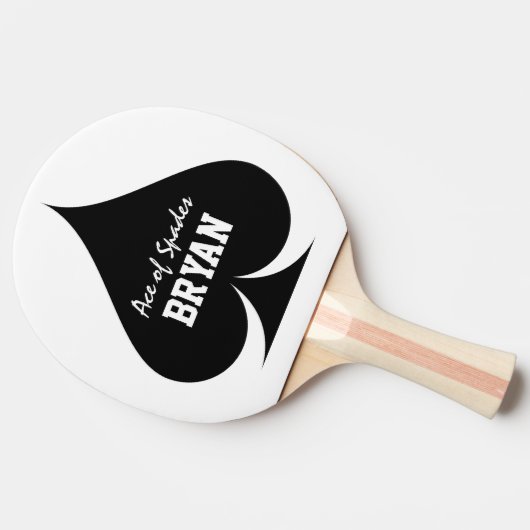 Tischtennispingpaddel Tischtennis Schläger (Seitenansicht)