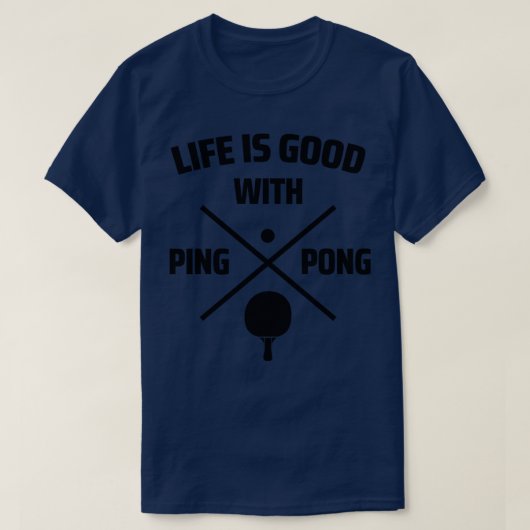 Tischtennisplatte 1 T-Shirt (Design vorne)