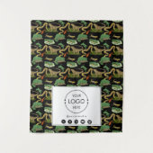 Tischtennisplatte Banner Business Logo Reptile Wandteppich (Vorderseite)