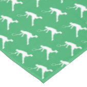 Tischtennisplatte für Silhouette in Farbe Tischdecke (Schrägansicht)