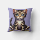 Tischtennisplatte mit blauen Augen Kissen (Rückseite)