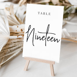 Tischtennisplatte NINETEEN Tischnummer