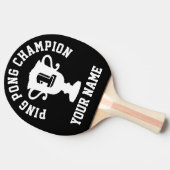 Tischtennisplatte Paddel Tischtennis Schläger (Seitenansicht)