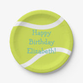 Tischtennisplatte Pappteller (Vorderseite)