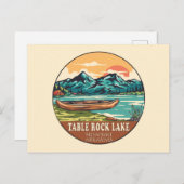 Tischtennisplatte Postkarte (Vorne/Hinten)