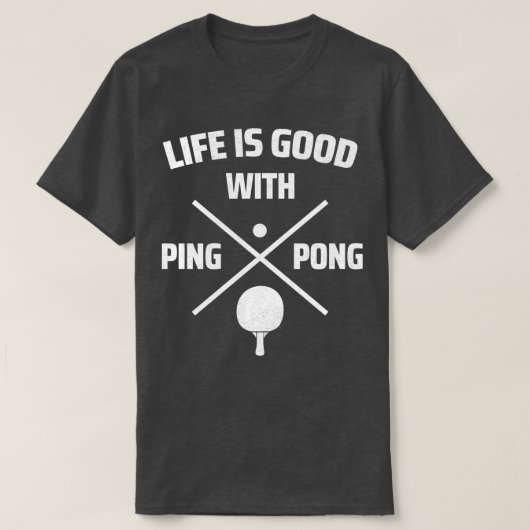 Tischtennisplatte T-Shirt (Design vorne)