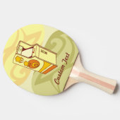 Tischtennisplatte Tischtennis Schläger (Seitenansicht)