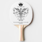 Tischtennisplatte Tischtennis Schläger (Vorderseite)