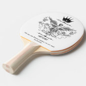 Tischtennisplatte Tischtennis Schläger (Vorderseite)