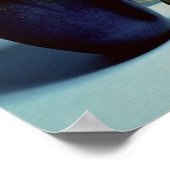 Tischtennisplatte und Vasen Poster (Ecke)