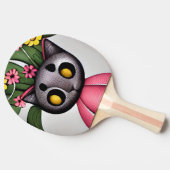 Tischtennisschläger, Fledermäuse, Katzendesign und Tischtennis Schläger (Seitenansicht)