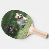 Tischtennisschläger Französische Bulldogge Tischte Tischtennis Schläger (Seitenansicht)