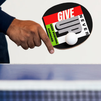 Tischtennisschläger Gib niemals auf, dränge immer Tischtennis Schläger
