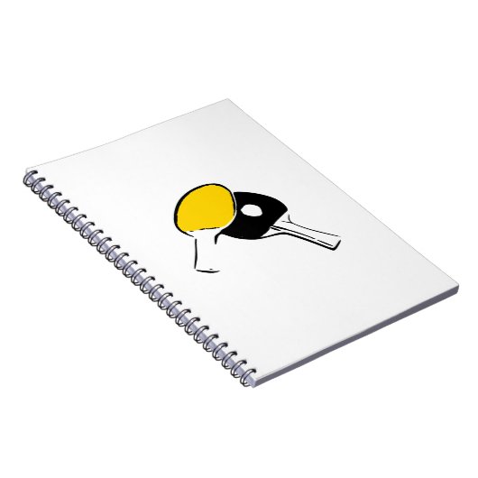 Tischtennisschläger Notizblock (Rechte Seite)