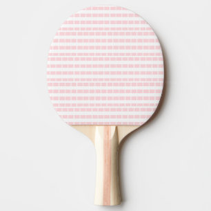 Tischtennisschläger Pink & Weiß Streifen Quadratis Tischtennis Schläger