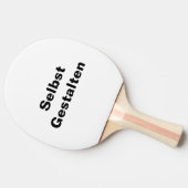 Tischtennisschläger Selbst Gestalten - Tischtennis Schläger (Seitenansicht)