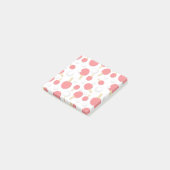 Tischtennisschläger und -bälle Gemusterte Neuheit Post-it Klebezettel (angewinkelt)